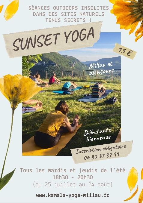 Sunset yoga