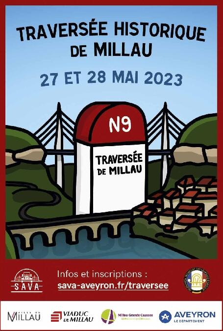 La Traversée de Millau ( Sud Aveyron Véhicules Anciens)
