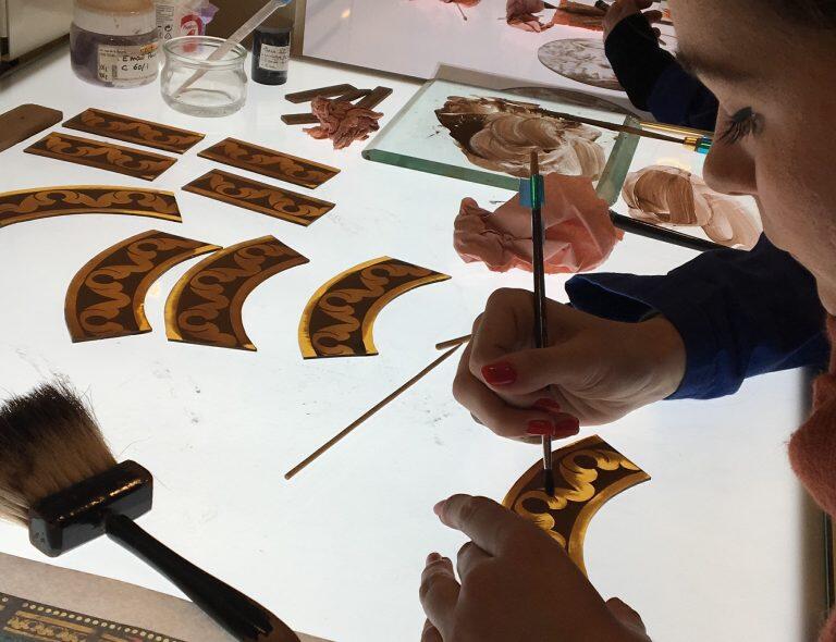 Cours de peinture sur verre -