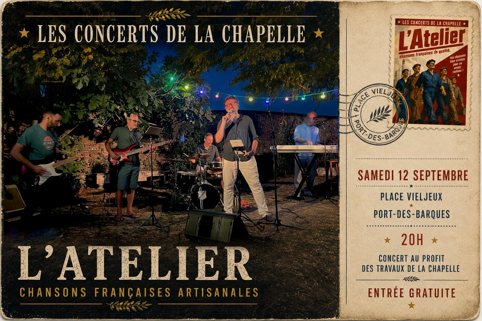 Les Concerts de la Chapelle - L'Atelier - 2