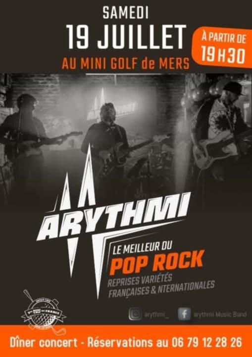 Affiche dîner ocncert Arythmi