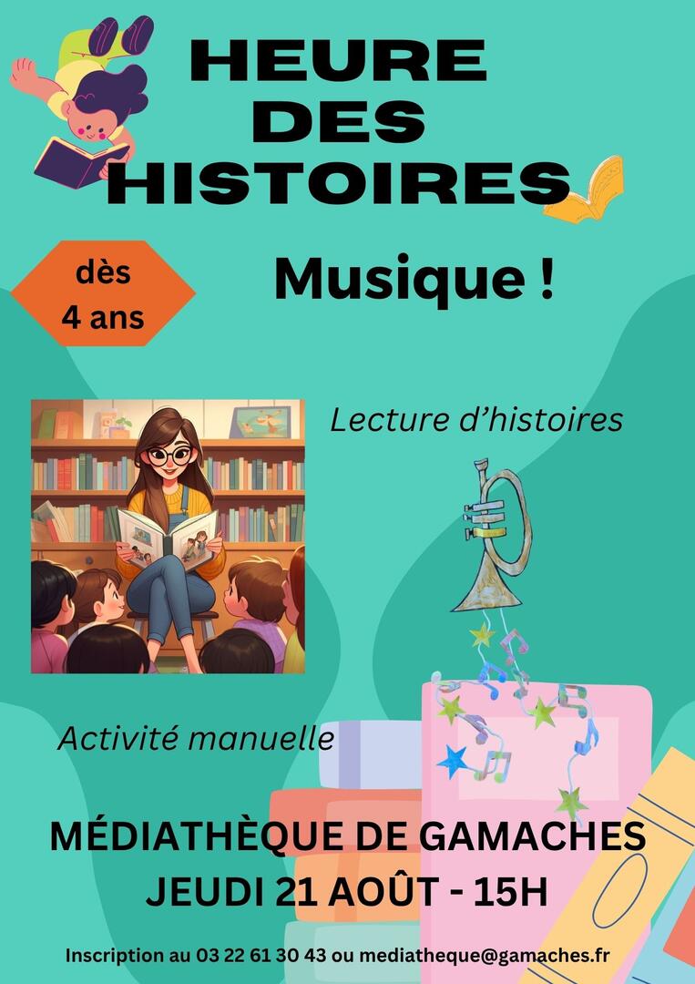 Heure des histoires musique 2025