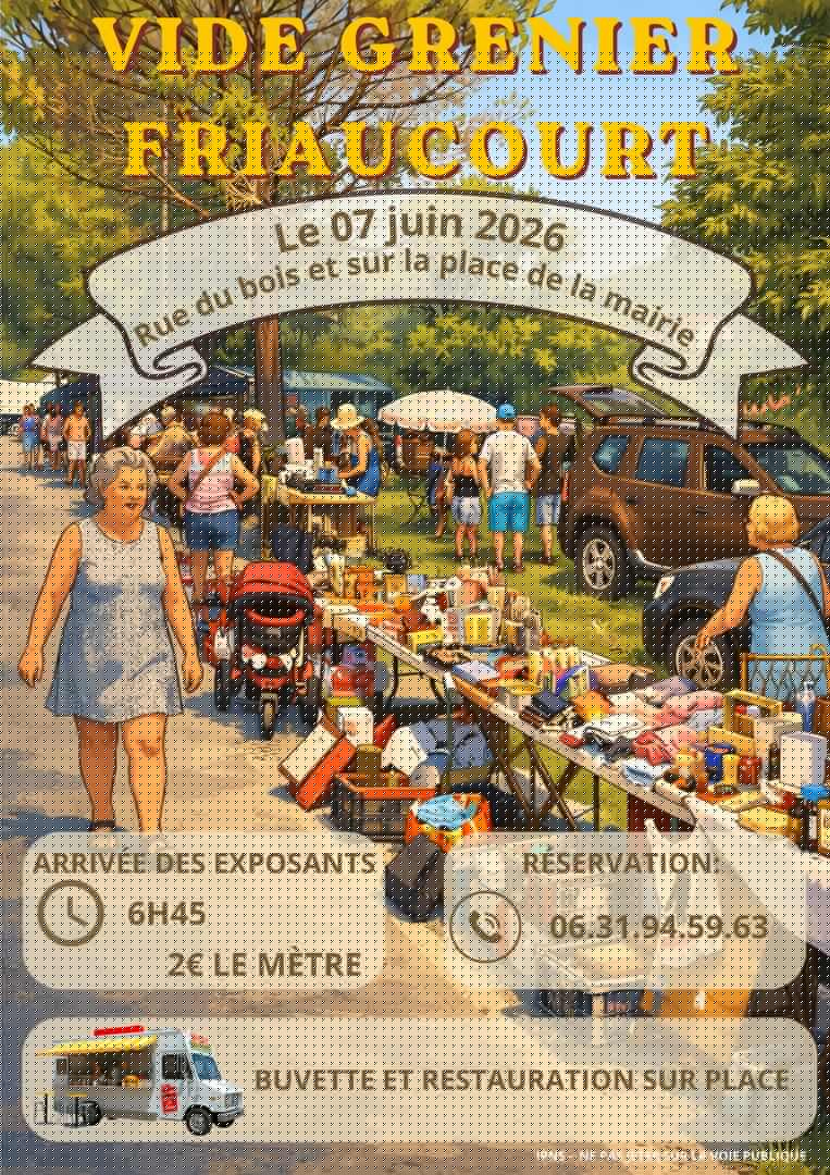 060726 - FRIAUCOURT - Vide-greniers