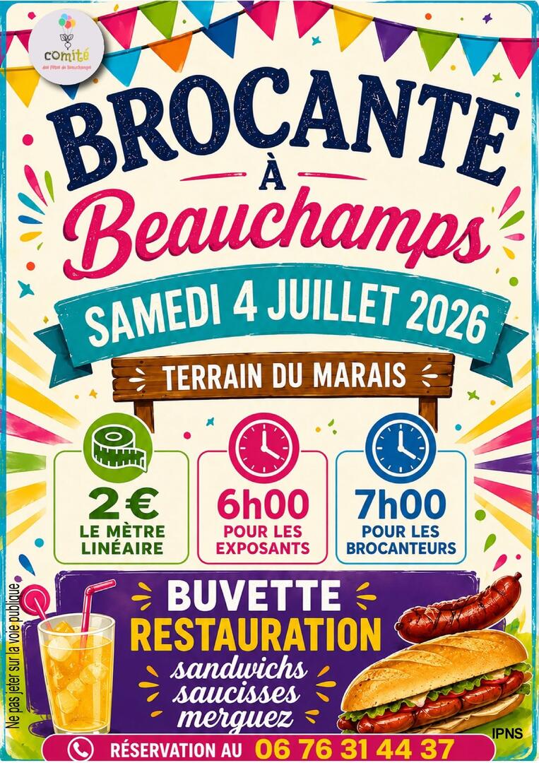 070426 - BEAUCHAMPS - Brocante