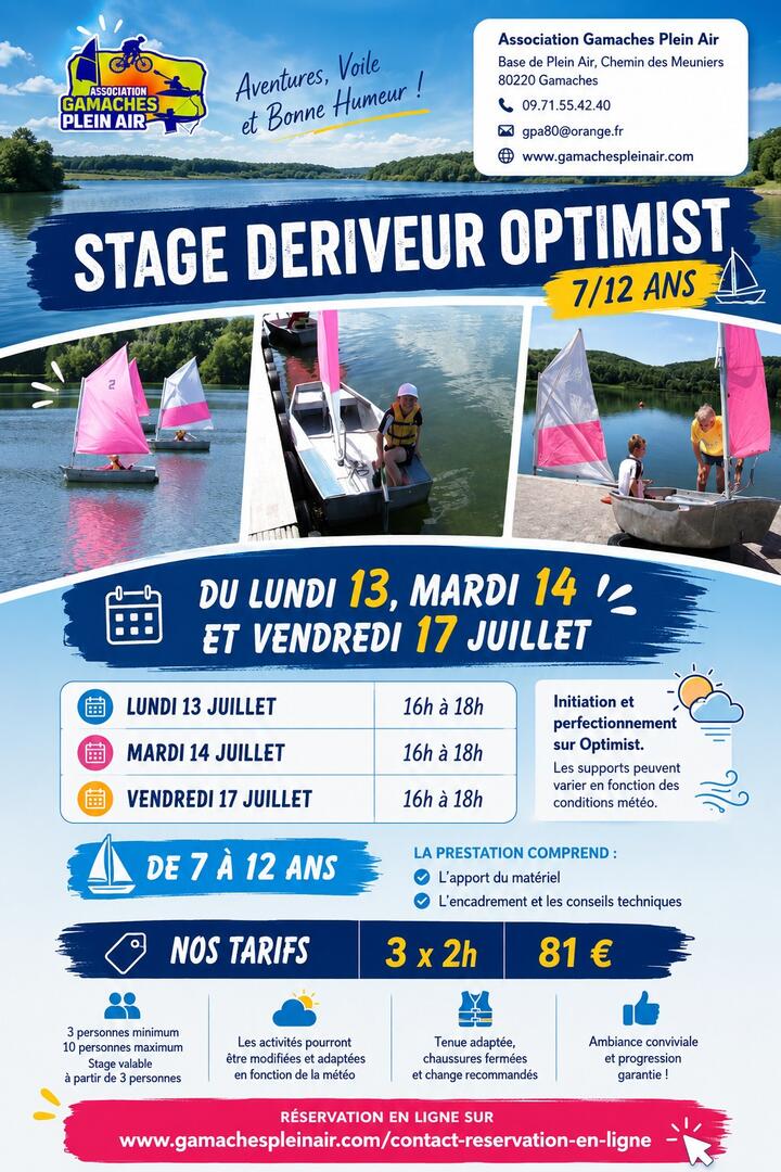 071326 - GAMACHES - Stage dériveur Optimist