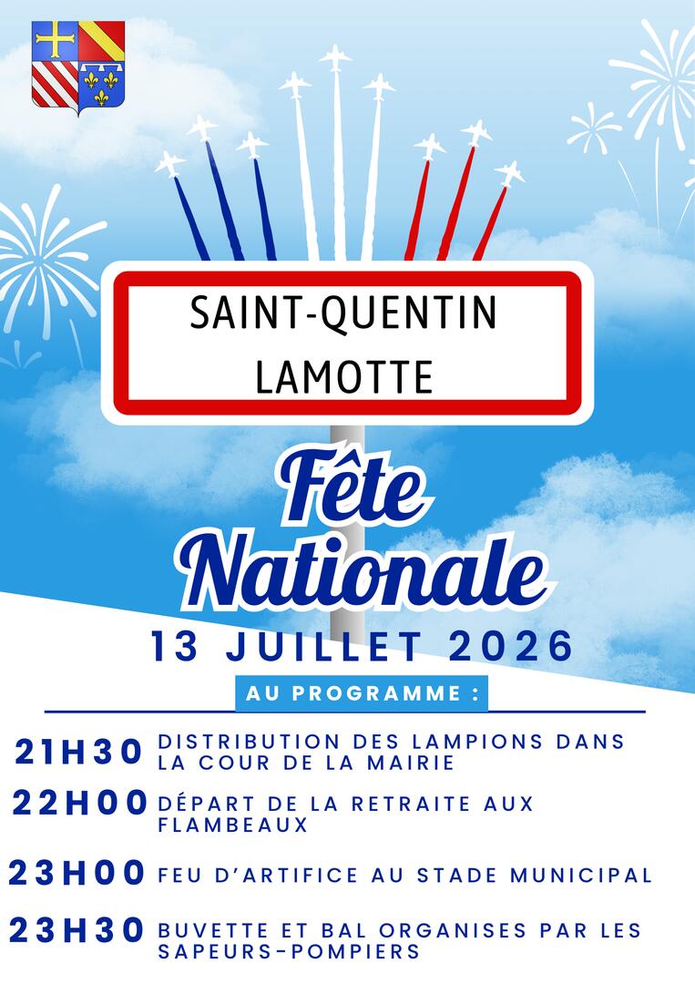 Affiche événement fête nationale France 14 juillet ville moderne - 1