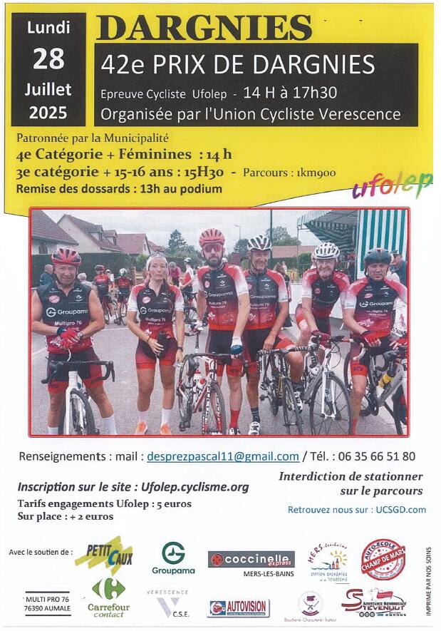 DARGNIES-COURSE CYCLISTE