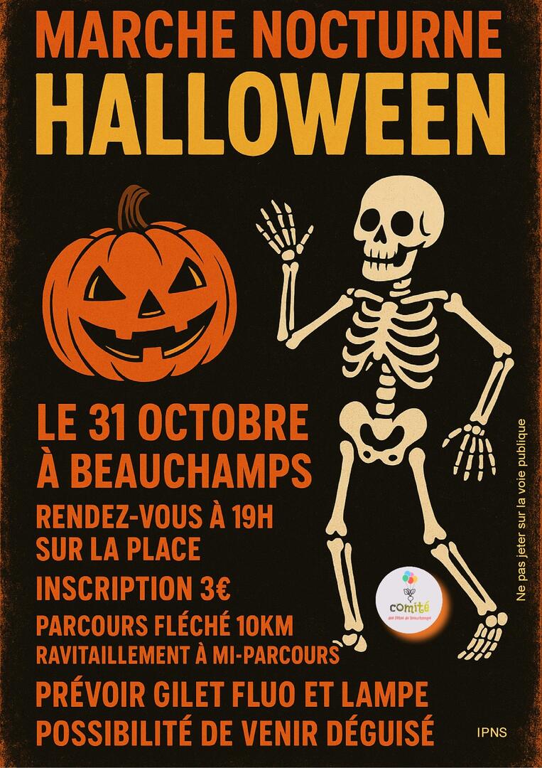 103125 - BEAUCHAMPS - Marche nocturne