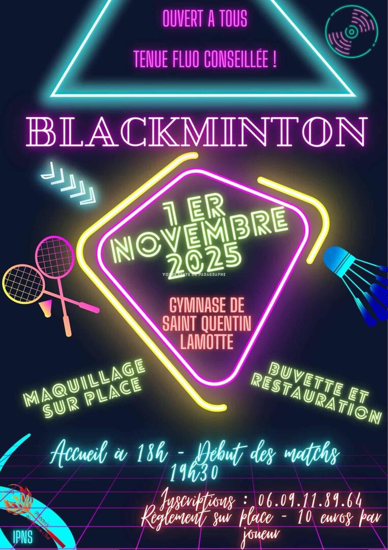 110125 - SQL - Blackminton