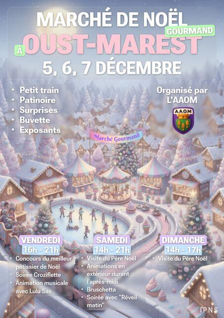 120725 - OUST-MAREST - Marché de Noël