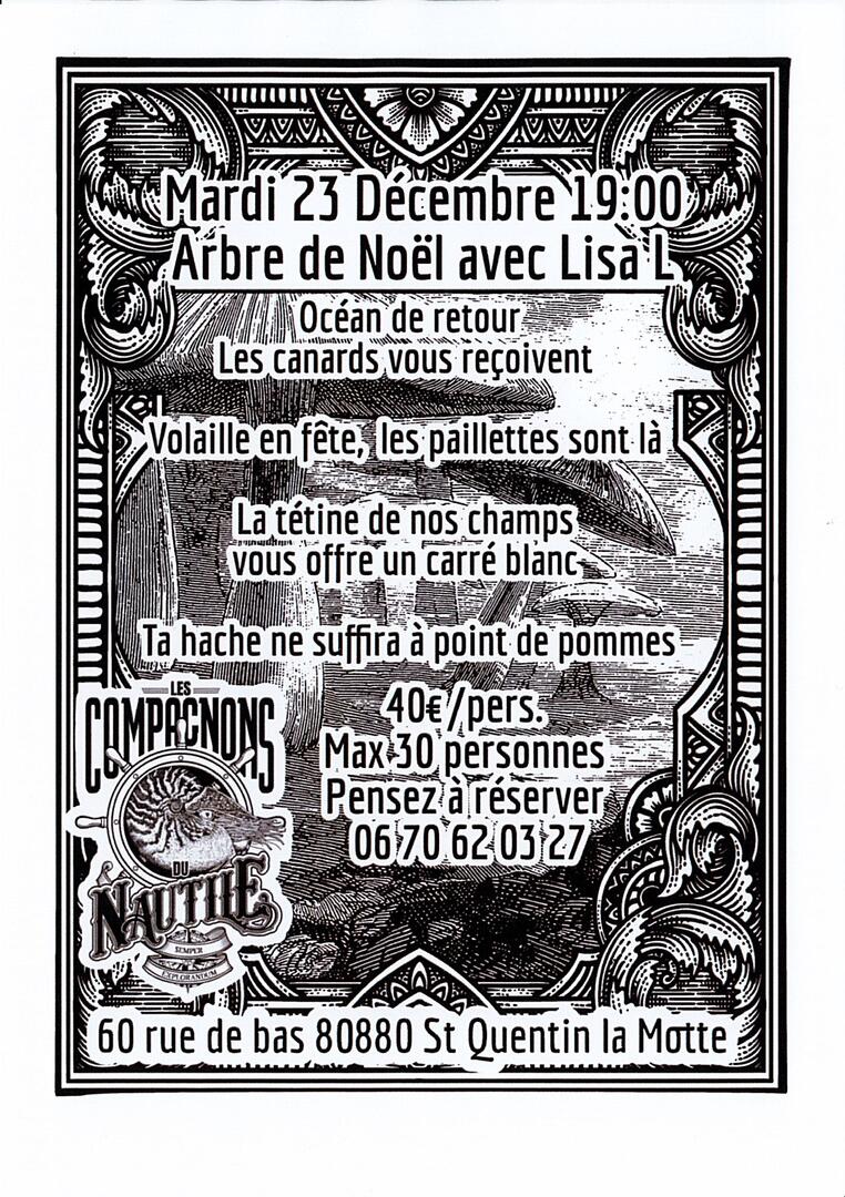 231225 - SQL - SOIREE MUSICALE ET REPAS