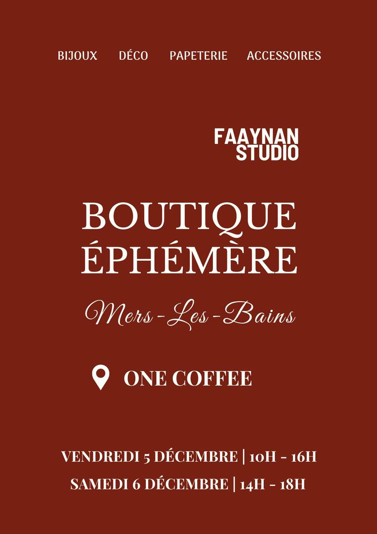 Affiche V2 - POP UP STORE 5&6 DEC.25 - 2