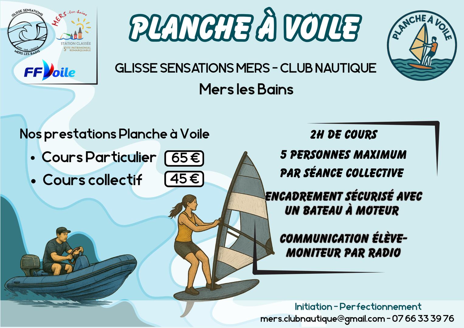 Affiche planche à voile