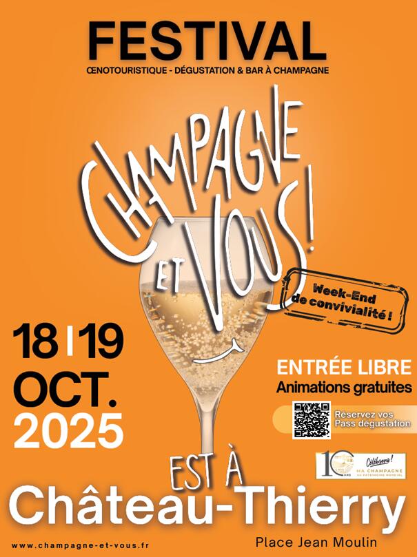 Champagne et vous affiche 2025 A4