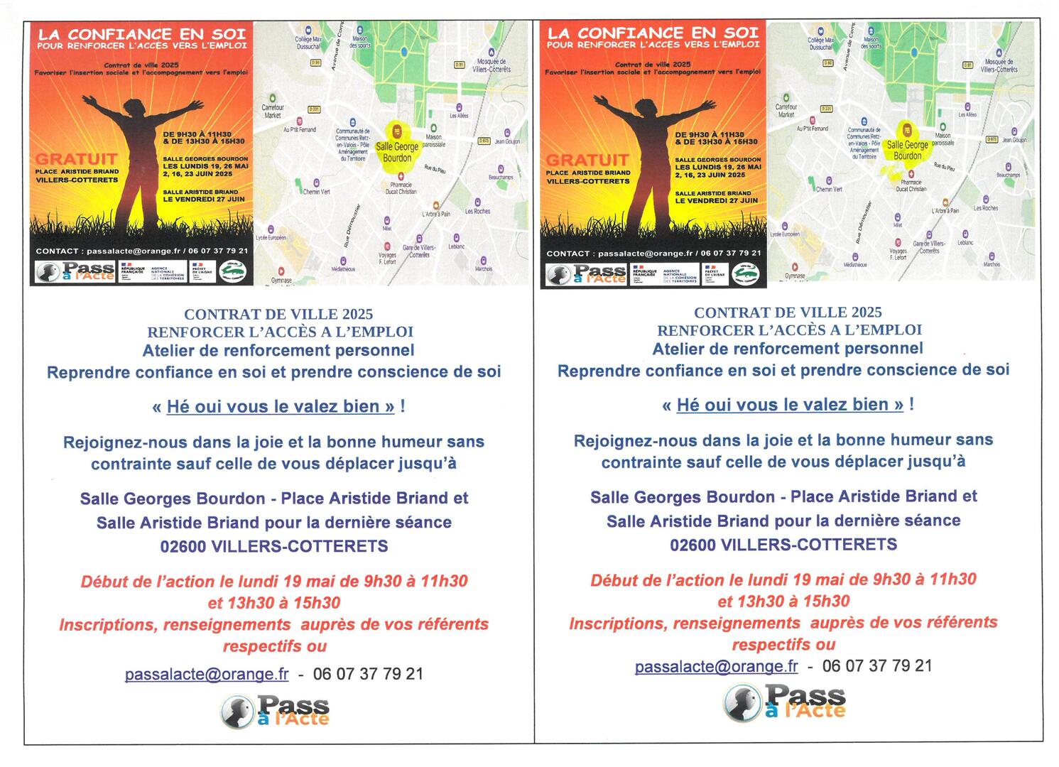 Flyers contrat de ville VILLERS 2025