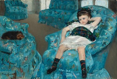 G_petitefilledansunfauteuilbleu-marycassatt