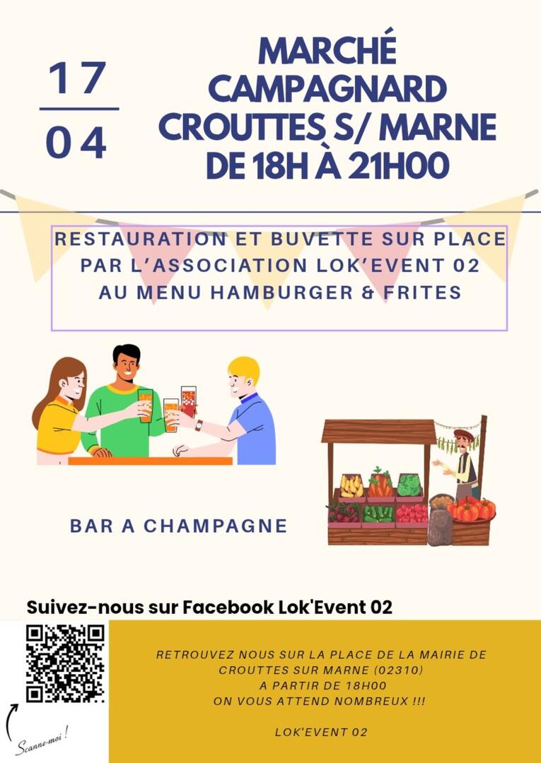 Marché nocturne Crouttes