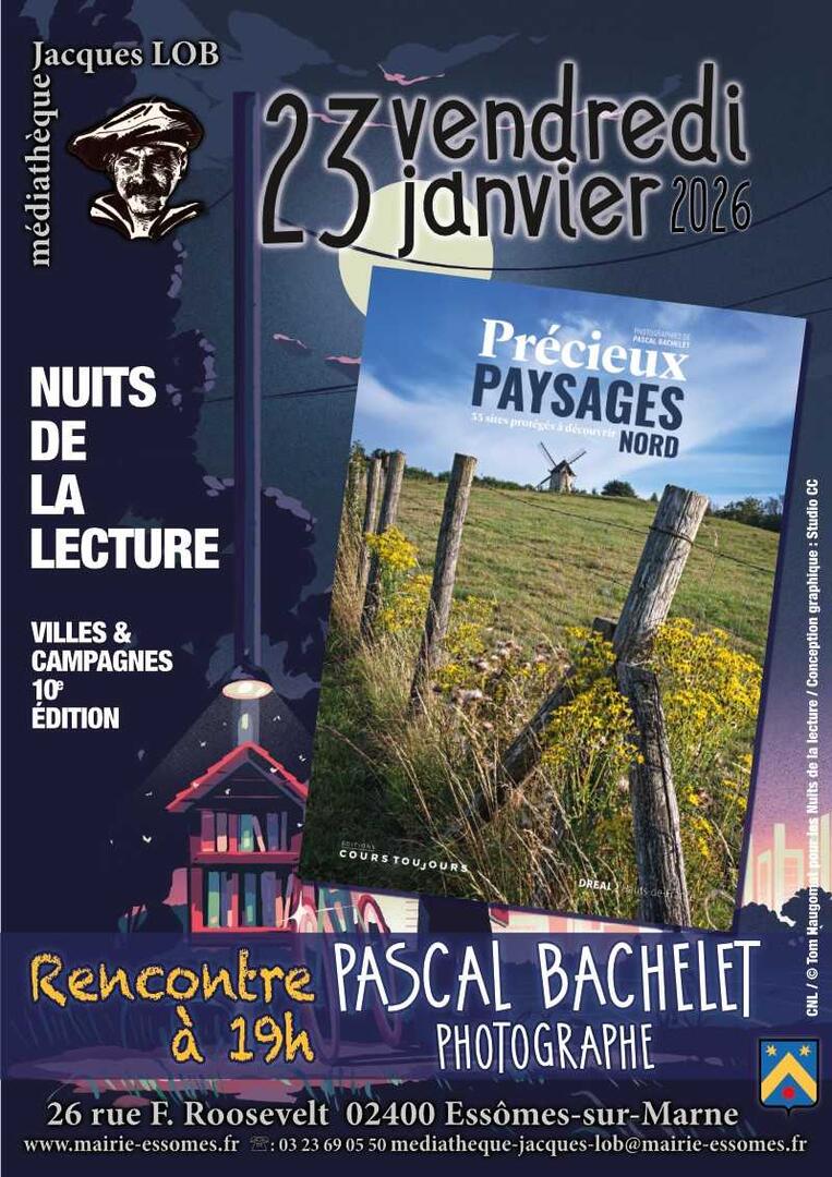 Nuits de la lecture Essomes sur Marne