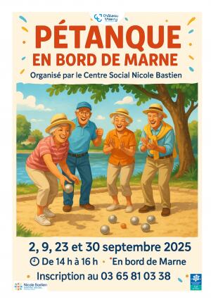 Pétanque en bord de Marne