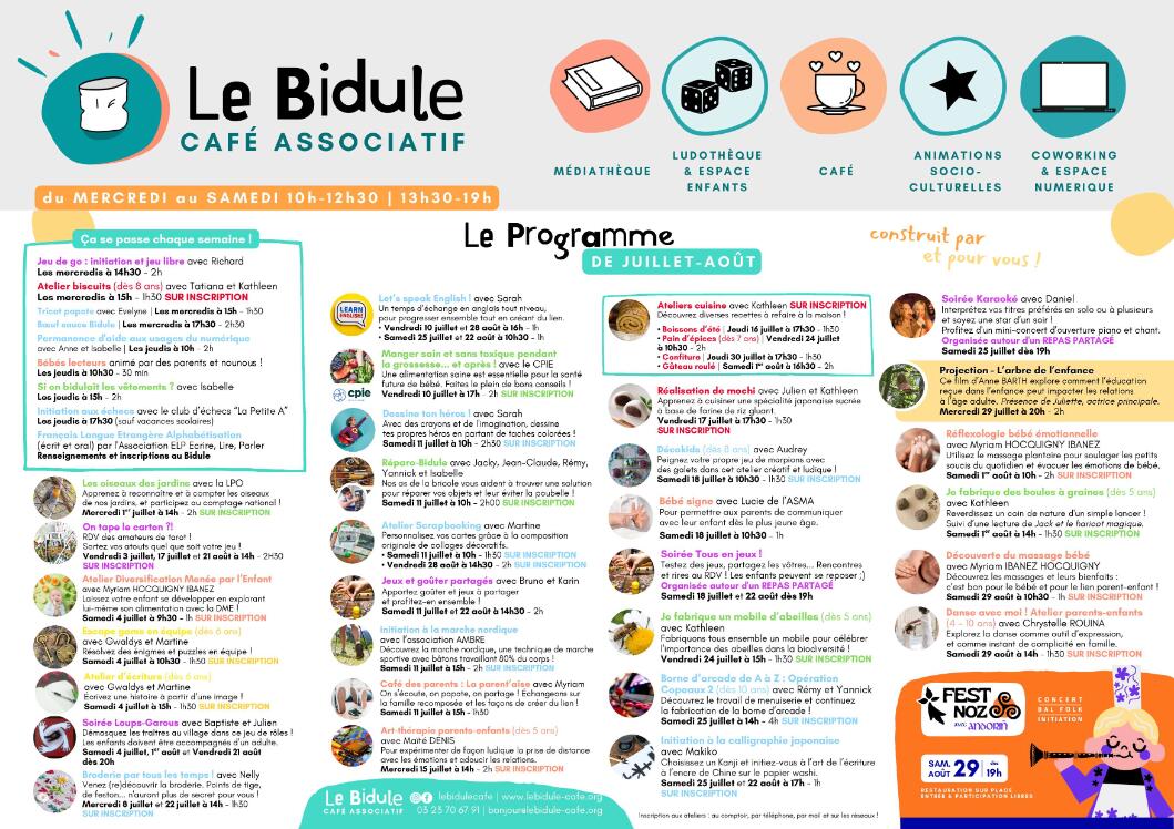 Programme Le Bidule