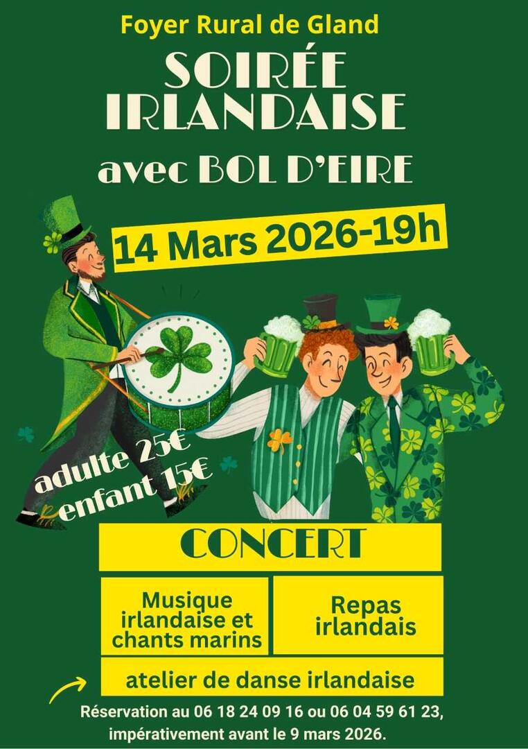 Soiorée irlandaise à Gland