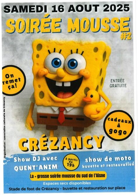 Soirée mousse Crézancy