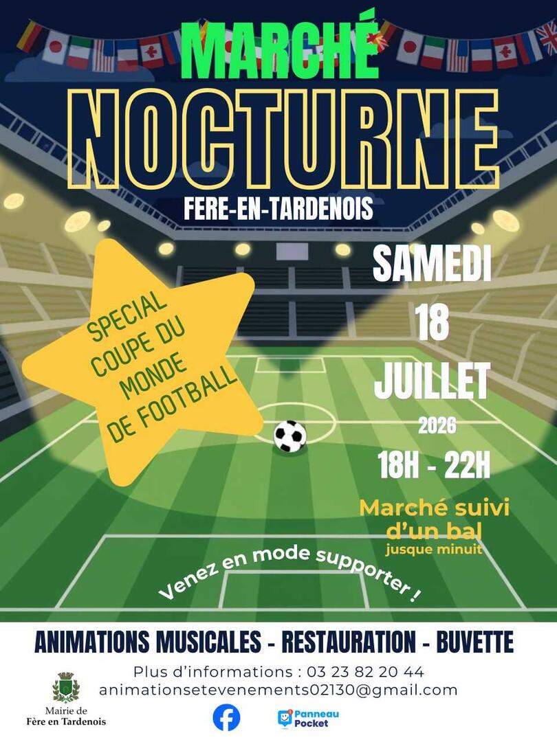 marché nocturne de fère en tardenois