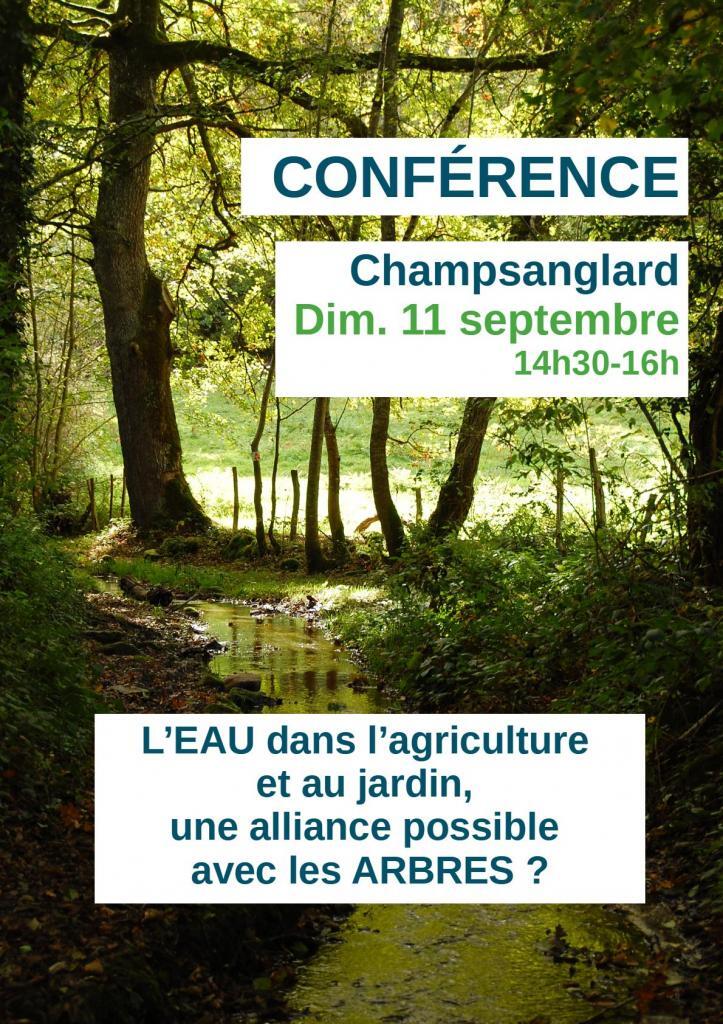 Conférence « L’eau dans l’agriculture et au jardin, une alliance possible avec les arbres ? »_1