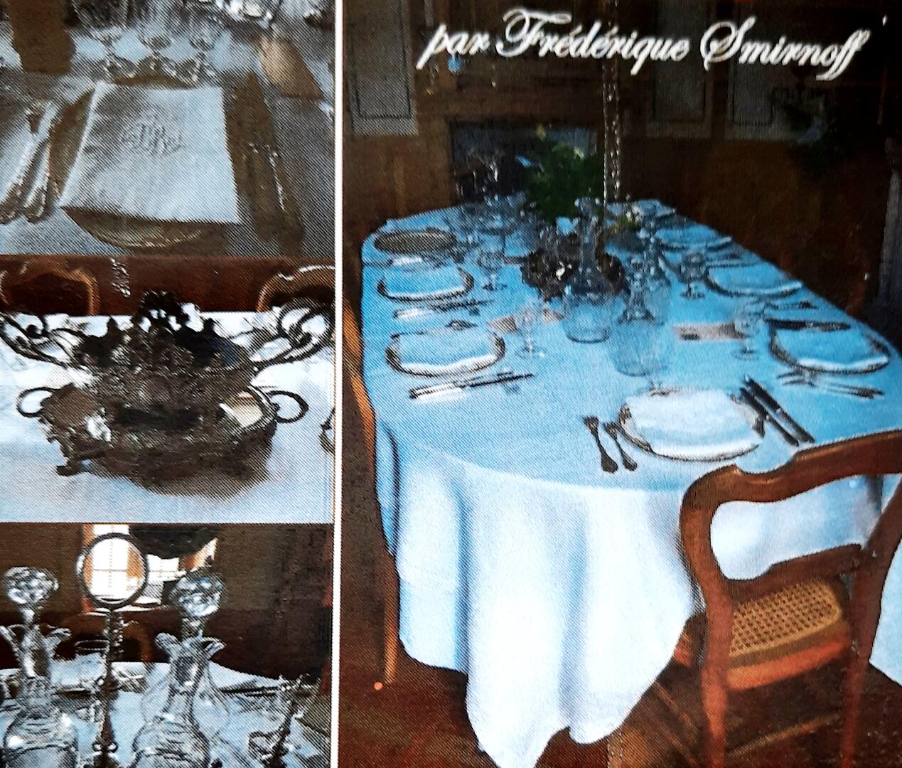 Elegance des tables d'autrefois