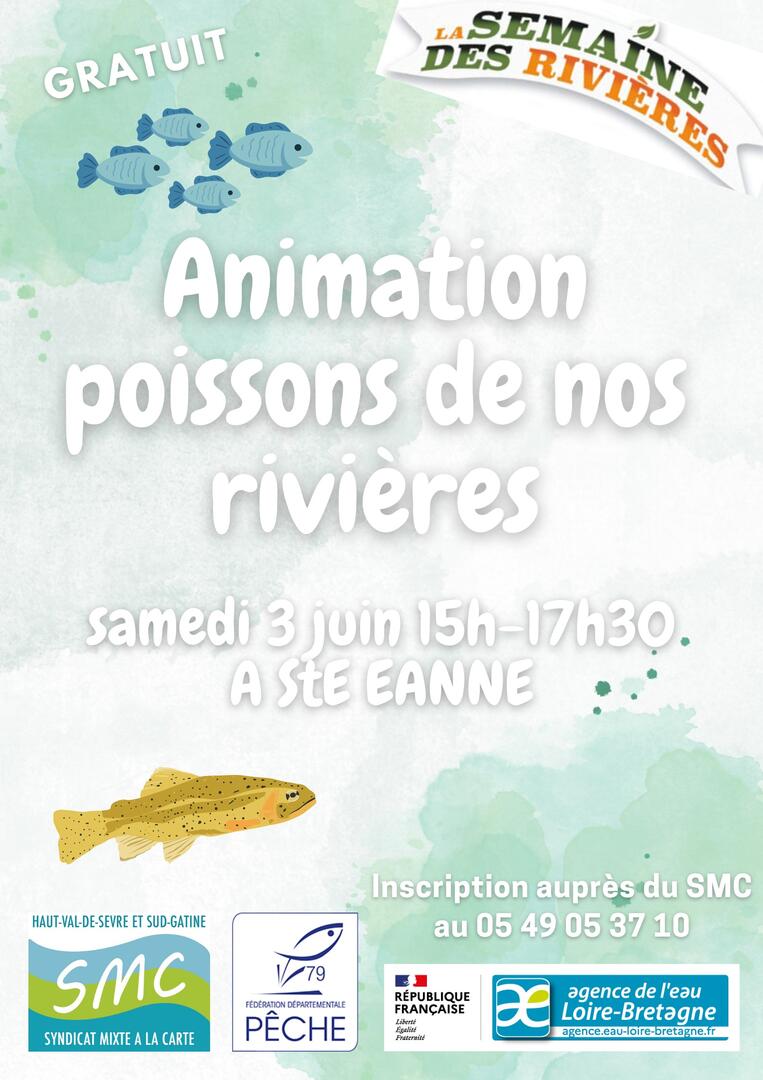 Animation poisson de nos rivières