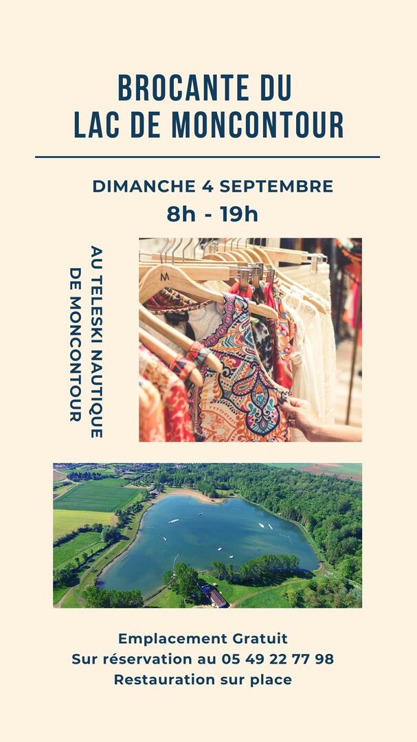 Brocante Lac de Moncontour 4 sept