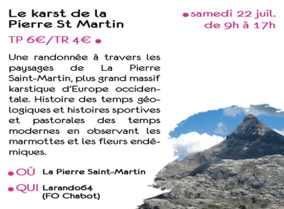 Le karst de la Pierre Saint-Martin