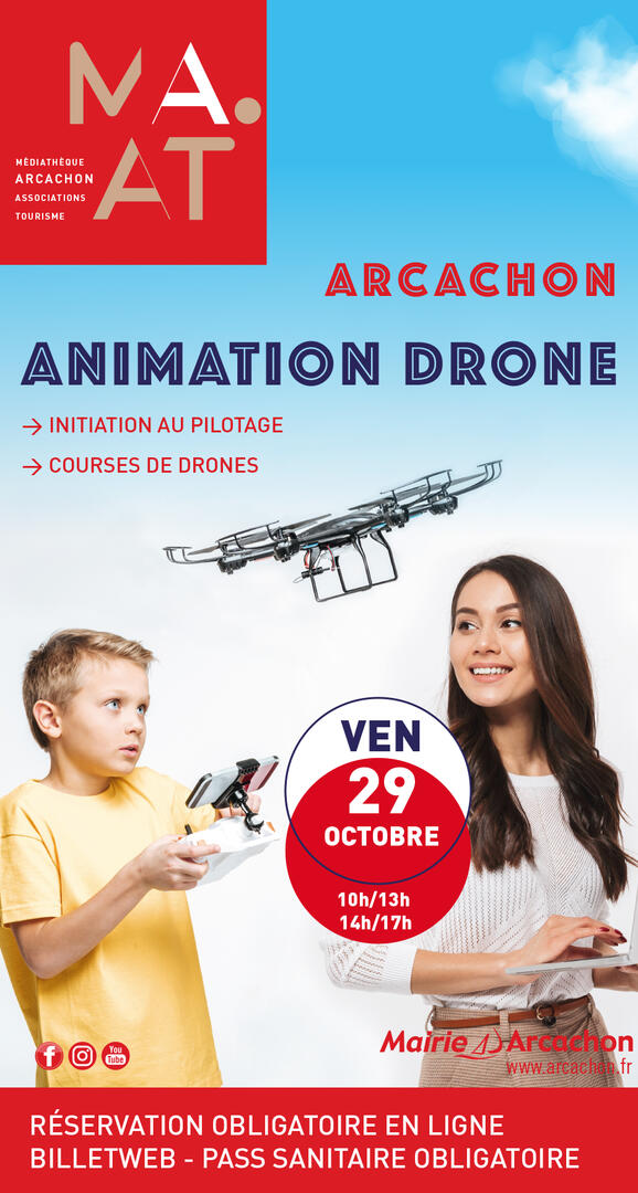 Initiation pilotage et courses de drones