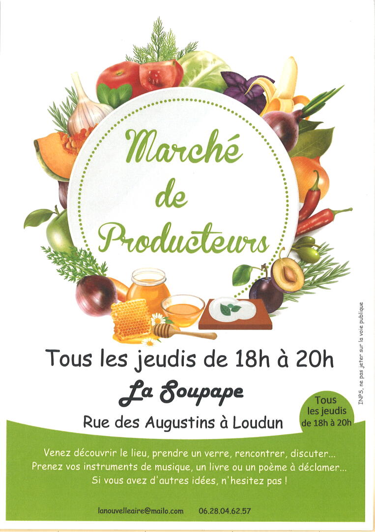 Marché producteurs La Soupape