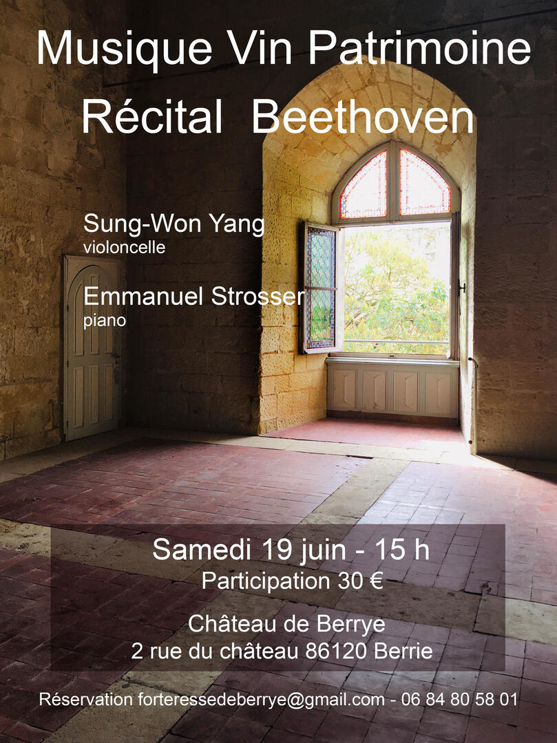 Musique vin et patrimoine château Berrye