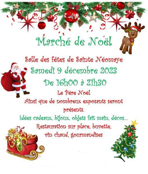 Affiche Marché de Noël