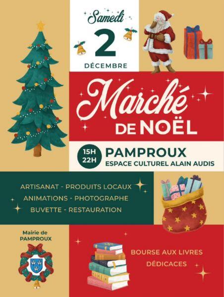 Affiche marché de Noël