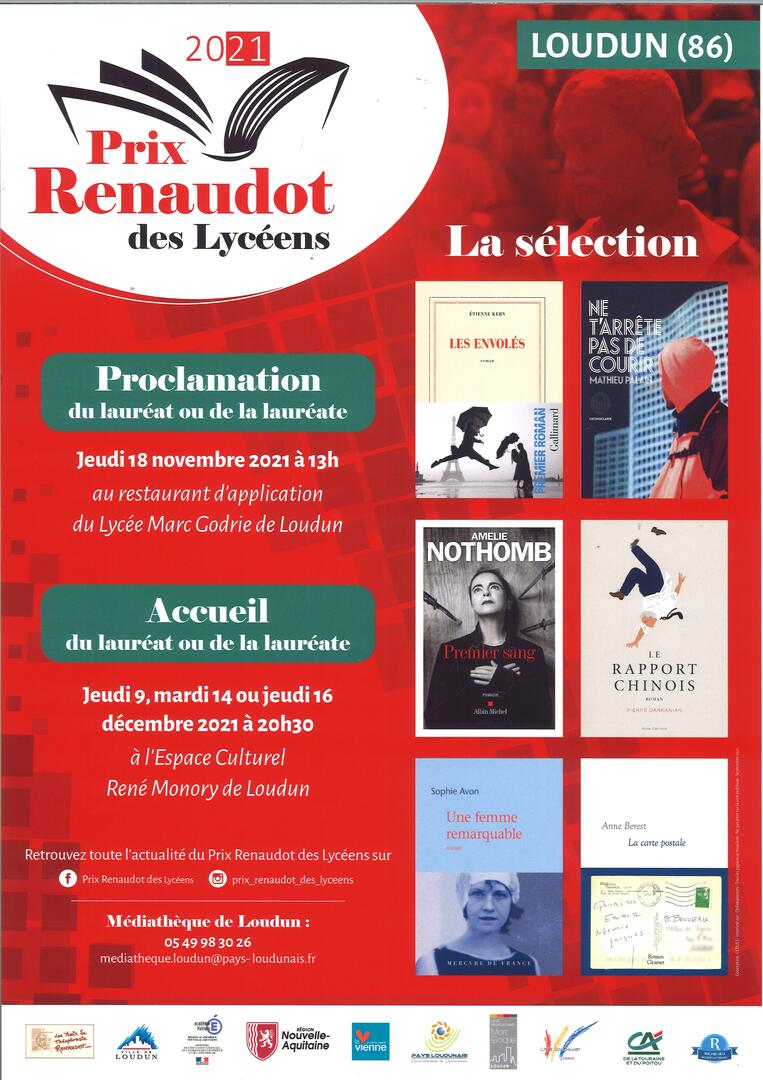 Prix Renaudot des Lycéens 2021