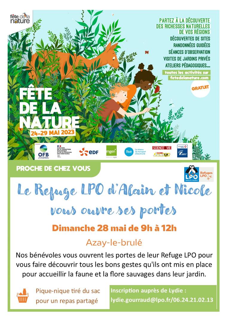 affiche fete de la nature LPO