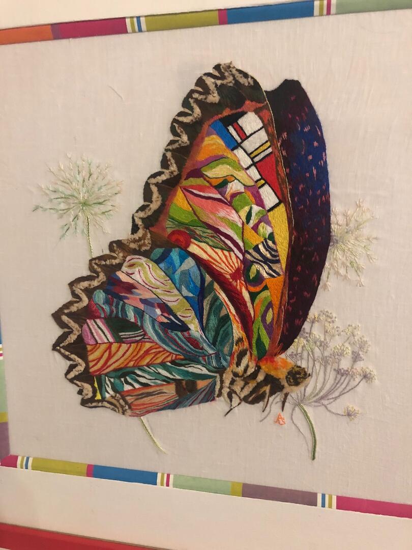expo Peinture à l'aiguille Musée Renaudot