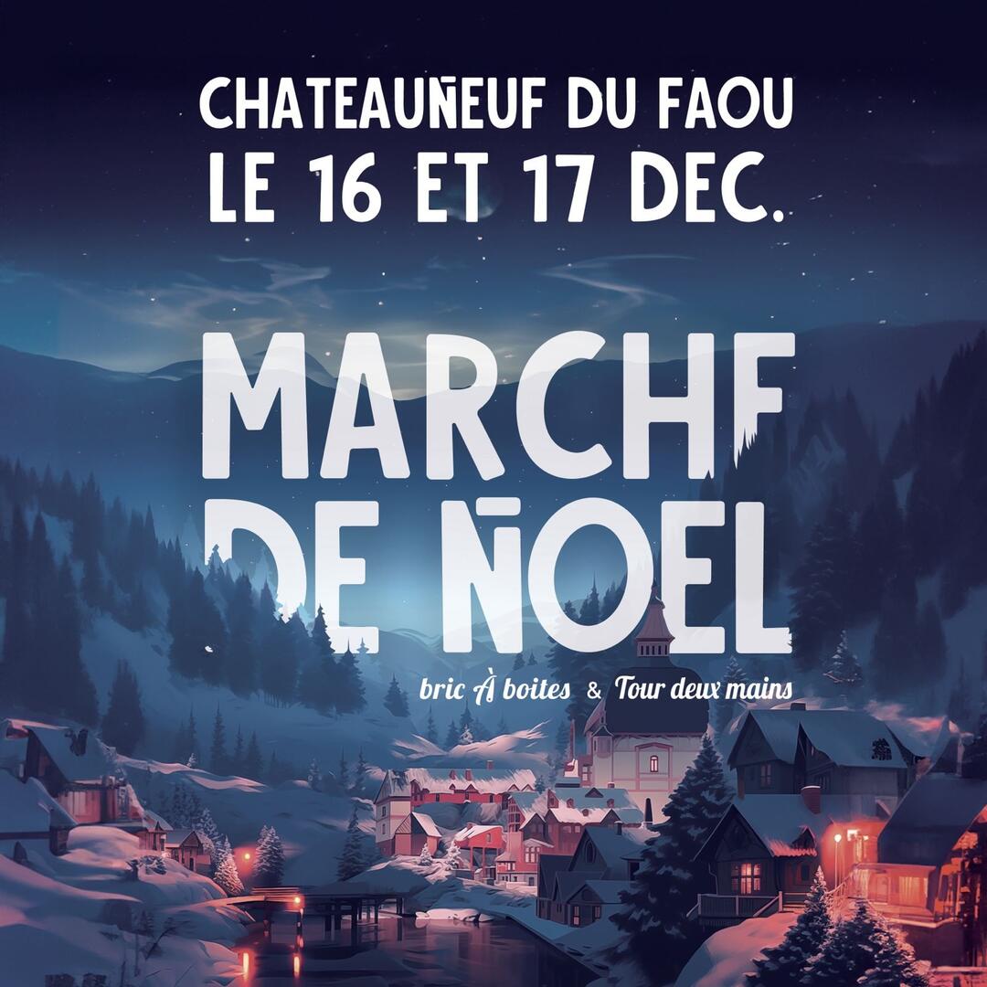 marché de noël châteauneuf-du-Faou
