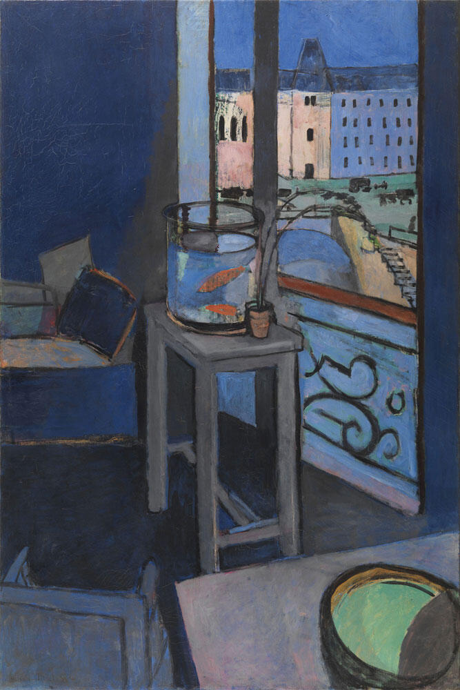 Henri Matisse, « Intérieur, Bocal de poissons rouges » 1914