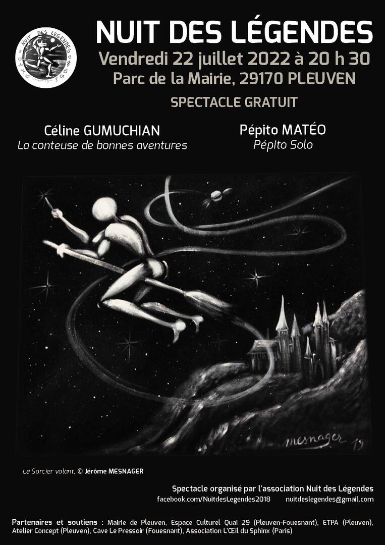 1 - Affiche spectacle Nuit des Légendes 2022