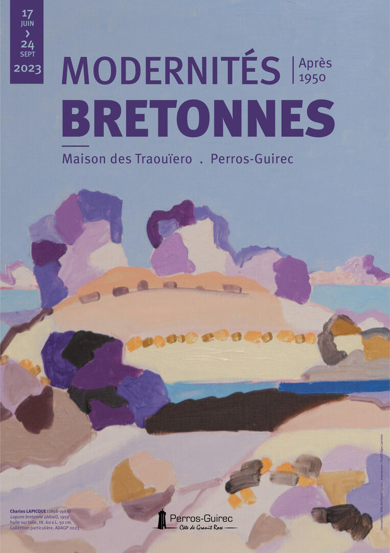 AFFICHE LAPICQUE_MODERNITES BRETONNES