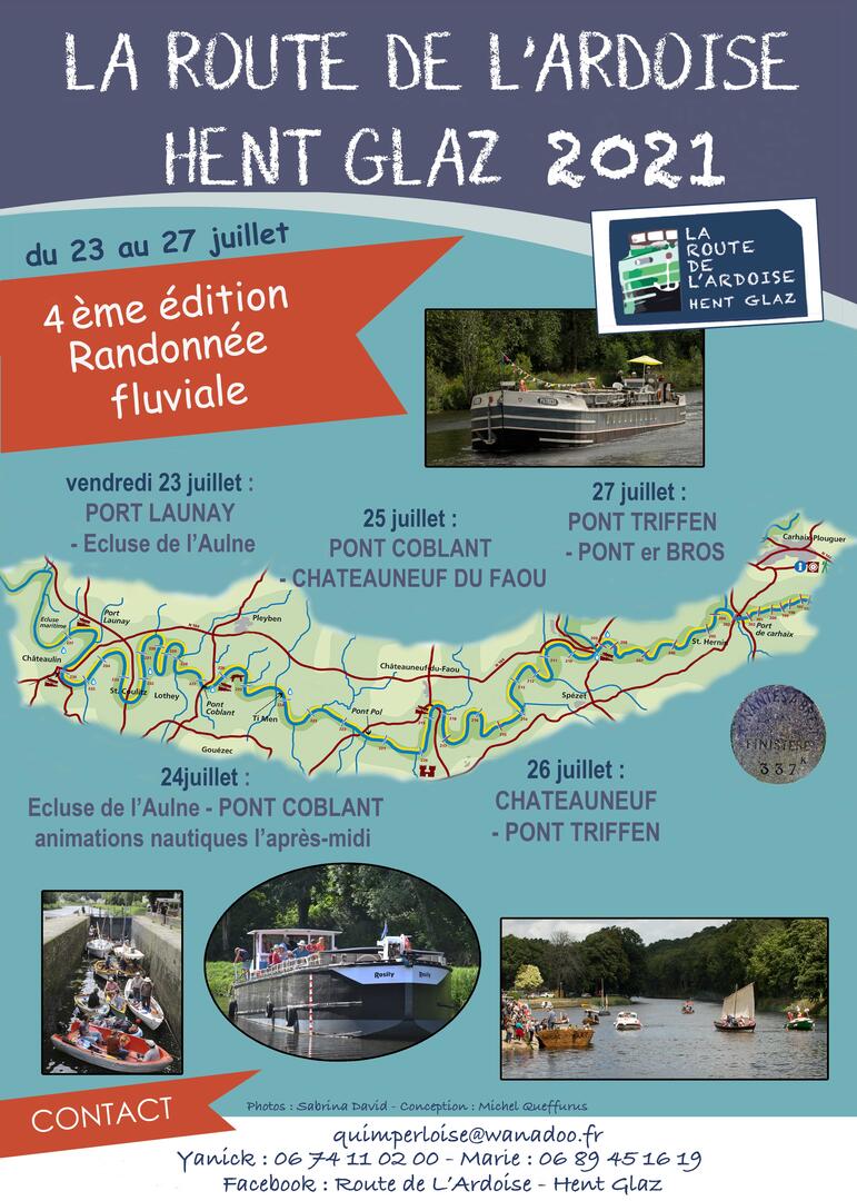 Affiche 2021 route de l'ardoise