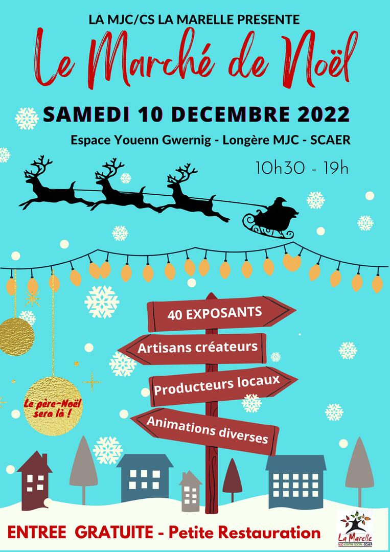 Affiche MARCHE DE NOEL 2022