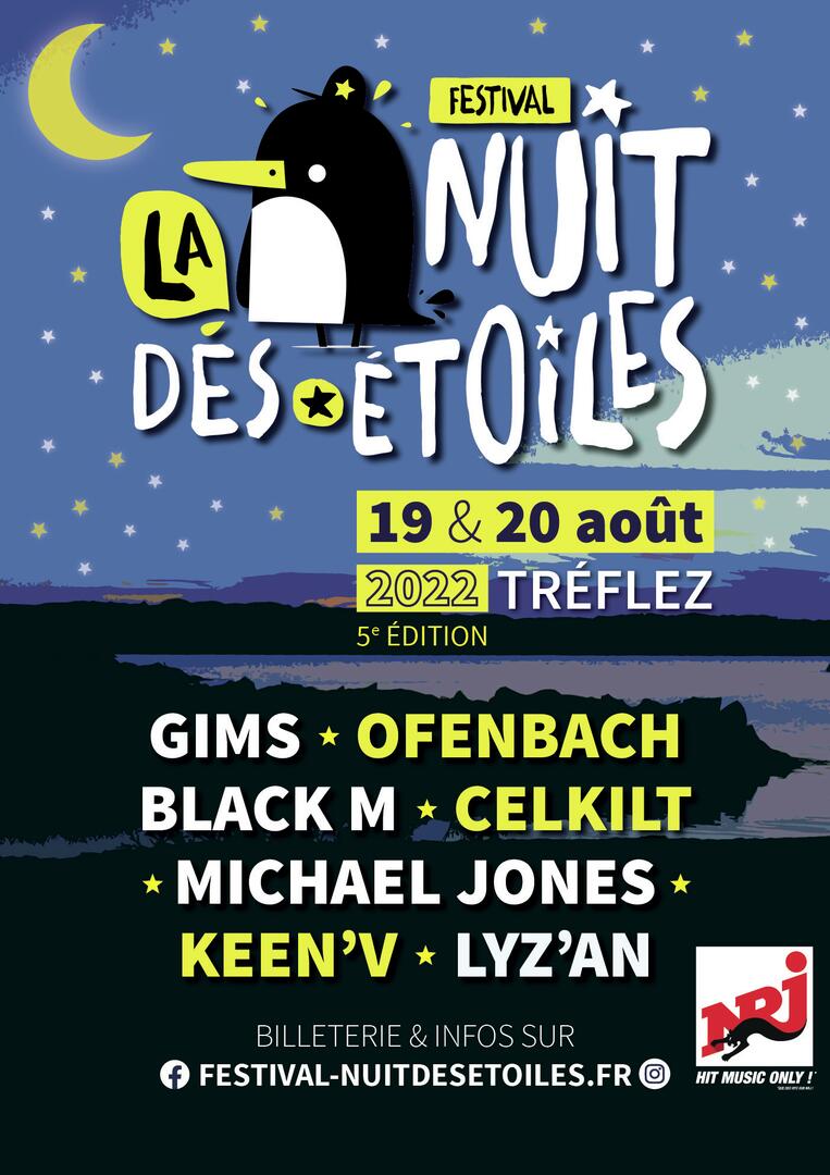 Affiche festival Nuit des étoiles 2022