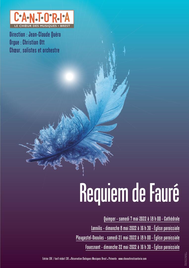 Affiche Requiem de Fauré
