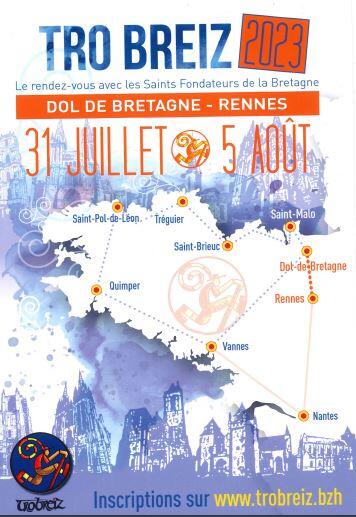 Affiche Tro breiz - 31juilau5aout2023