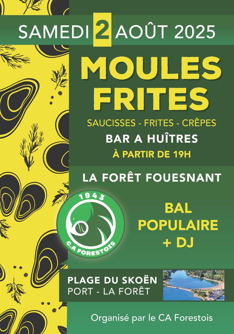 Affiches Moules Frites 2025